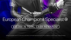 Play the European Champion Specialist Competition for a chance to win part of $20,000 in total Cash Prizes!